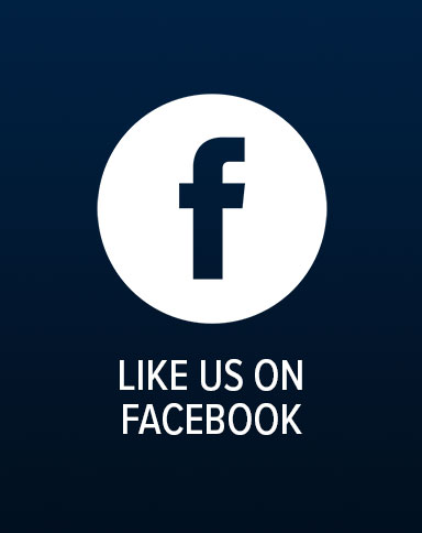 like us on facebook logo and text